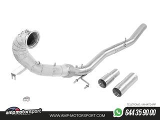 DOWNPIPE ALPHA COMPETITION PARA VW GOLF 8 R / AUDI S3 8Y 2020- - ANTITÉRMICO
