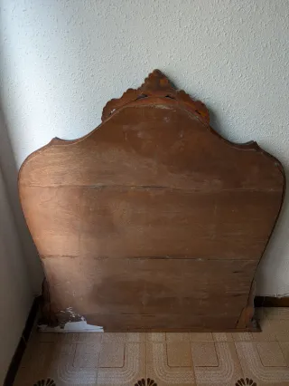 Espejo Antiguo Madera y Cristal