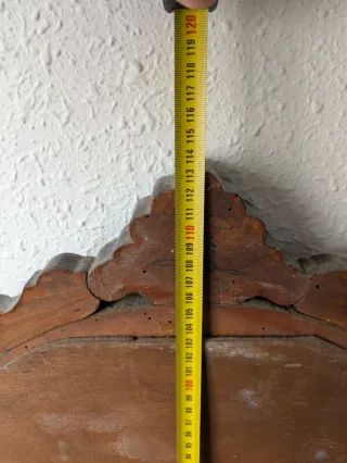 Espejo Antiguo Madera y Cristal