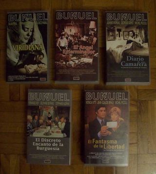 Lote películas Luis Buñuel VHS