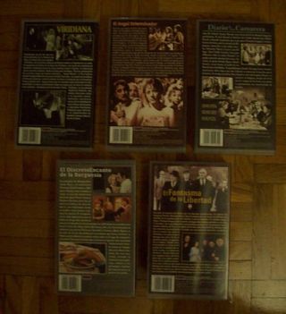 Lote películas Luis Buñuel VHS