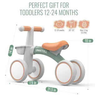 Bicicleta de equilibrio infantil 1-2 años Umatoll