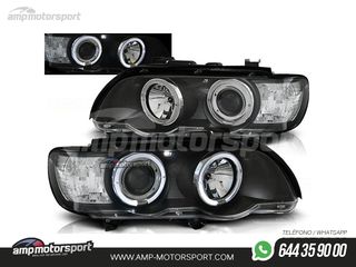 FAROS DELANTEROS OJOS DE ANGEL PARA BMW X5 E53 1999-2003