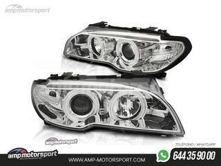 FAROS DELANTEROS OJOS DE ANGEL CCFL PARA BMW SERIE 3 E46 / COUPE / CABRIO