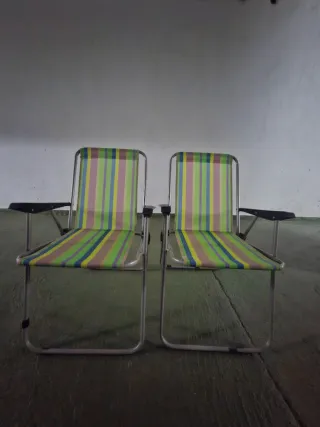 2 Sillas Plegables Playa Niños