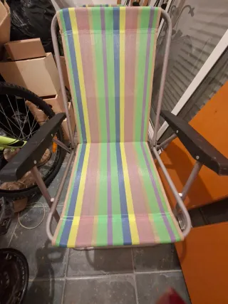 2 Sillas Plegables Playa Niños