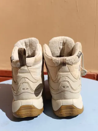 Botas Salomon Gore-Tex Beige/Morado Talla 38