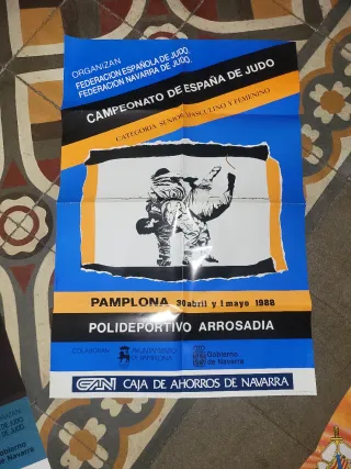 Lote 3 carteles Judo 1988