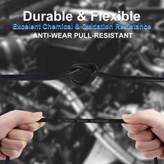 Cable Plano de 2 núcleos, 2×0,5mm² 10M Cable alarg