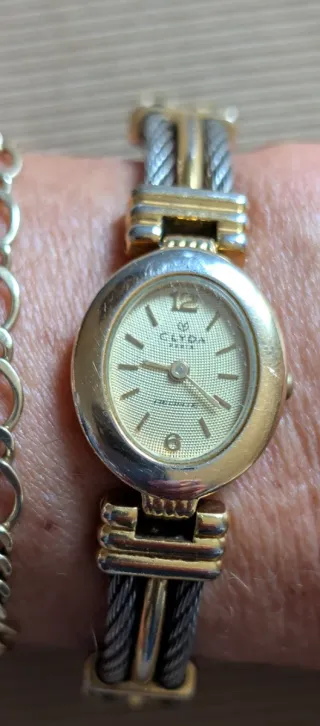 Reloj Clyda Baño Oro Mujer