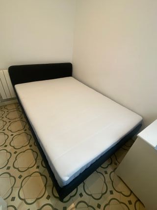 Cama doble Ikea 140x200 + colchón