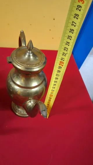 Set di 2 teiere in ottone