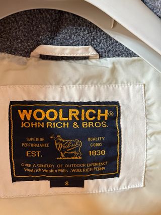 Gilet Woolrich bianco /panna taglia S
