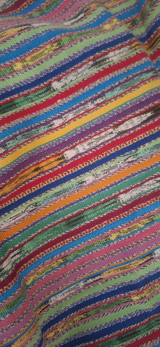 Borsa tessuto messicano floreale