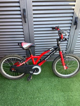 Bicicleta Infantil Monty 104 Roja