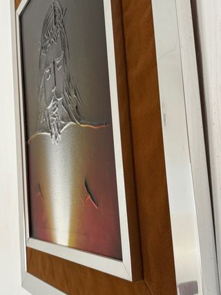 Cuadro Religioso Jesús Marco Metálico 72,5x81,5x2