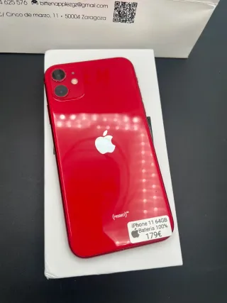 iPhone 11 64GB Red GARANTIA CAMBIOS!!