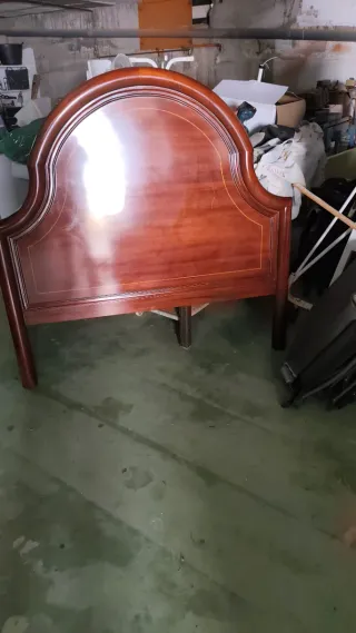 Cabecero Caoba Hecho a Mano Cama 135