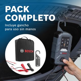 Bosch Cargador de Batería para Coche C70, 10 Amper