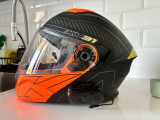Casco Moto Kappa XL con Intercomunicador
