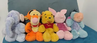 Lote Peluches Disney: Winnie Pooh y amigos