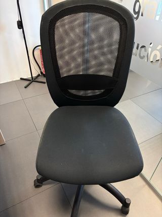 Sedia da ufficio ergonomica nera