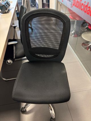 Sedia da ufficio ergonomica nera