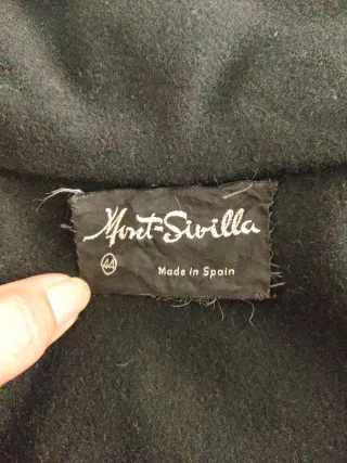 Chaqueta Vintage Lujosa Negra