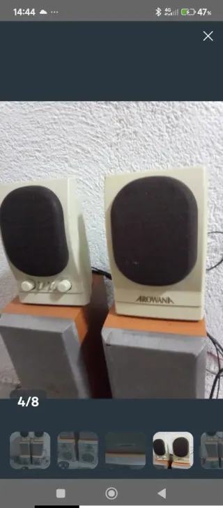 Altavoces Arowana Beige/Gris