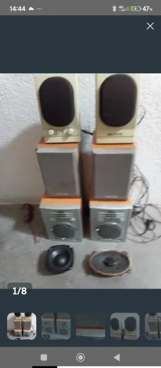 Altavoces Arowana Beige/Gris