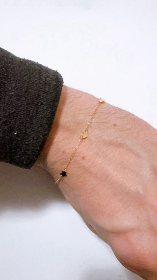 Set 5 gioielli orecchini e bracciali oro 18kt 750