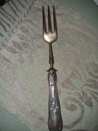 Posata antica lamina d'argento 800