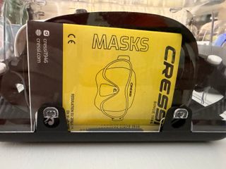 Cressi Maschera Mono-Lens Miele Nero/Bianco