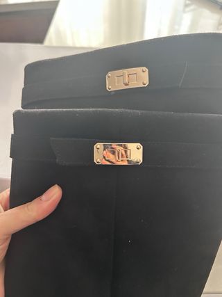 Nuovi stivali in camoscio nero