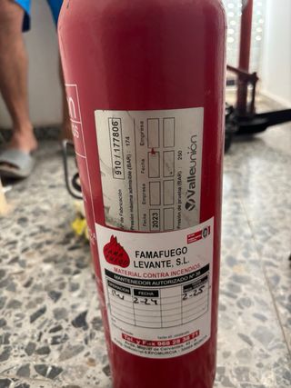 Extintores de incendios