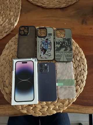 iPhone 14 Pro Azul Marino/Morado