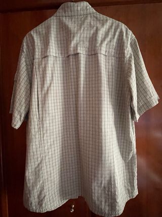 Camisa chico manga corta cuadros