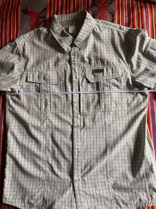 Camisa chico manga corta cuadros