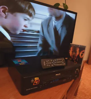Reproductor VHS Philips con Mando Original