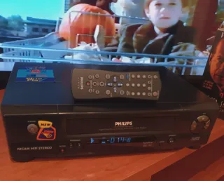 Reproductor VHS Philips con Mando Original