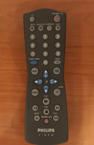 Reproductor VHS Philips con Mando Original