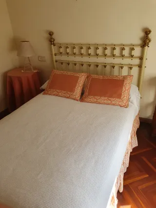 Cabecero Latón Dorado Vintage Cama Matrimonio