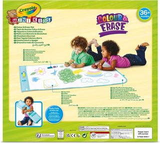 CRAYOLA Mini Kids — Maxi Tapete Colorea y Borra, A