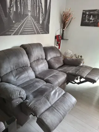 Sofá Eléctrico Gris