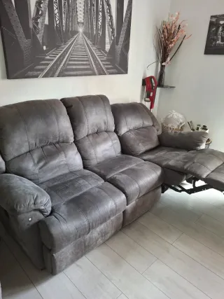 Sofá Eléctrico Gris