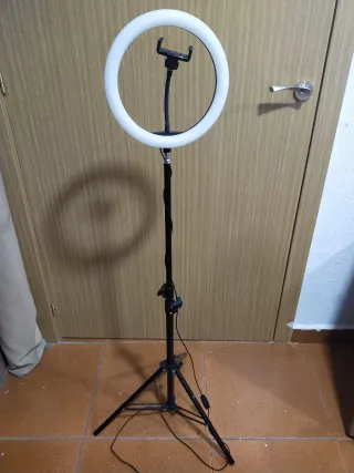 Aro de luz SIX con trípode 160cm.Tres temperaturas