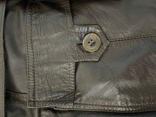 Trench Vintage Doble Botonadura Marrón Oscuro