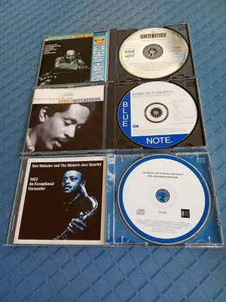 Lote 3 CDs Jazz: Hawkins, Hutcherson, Webster