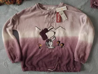 Pijama polar Snoopy mujer talla M nuevo