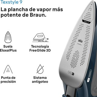 Braun TexStyle 9 SI9682 DB - Plancha de vapor con